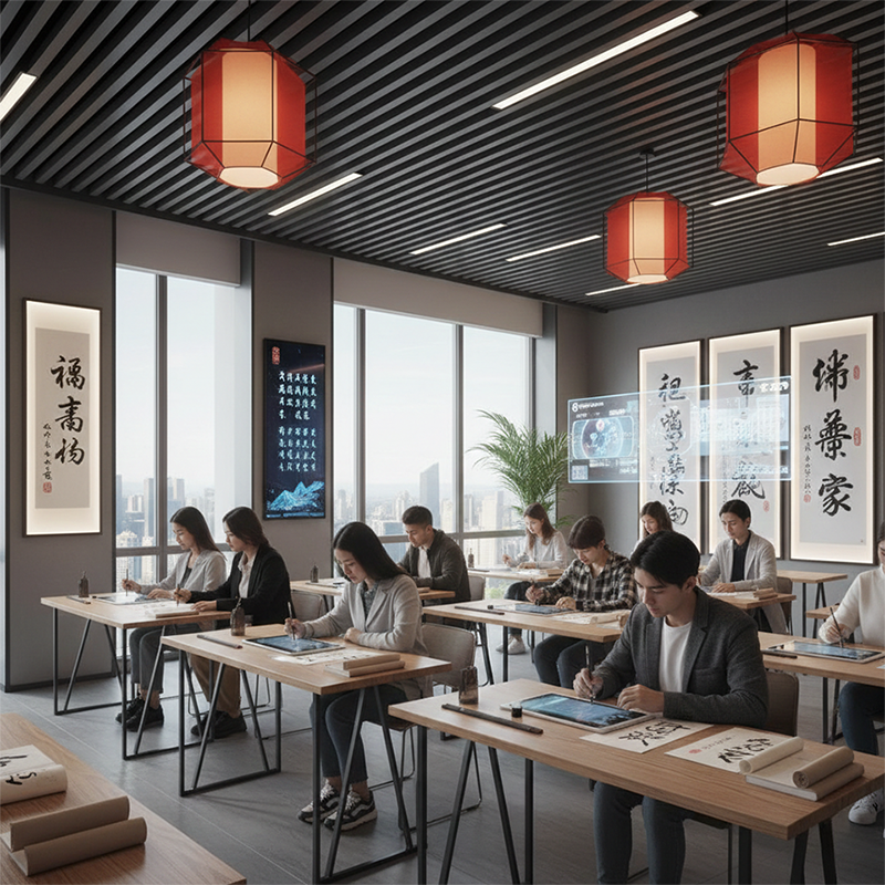 ห้องคณะภาษา วรรณกรรม และวัฒนธรรมจีน